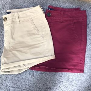 AEO Midi Twill Shorts